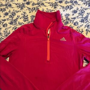 Adidas Fuchsia Half-Zip Pullover